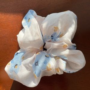 A Bronze Age XL oversized floral organza scrunchie